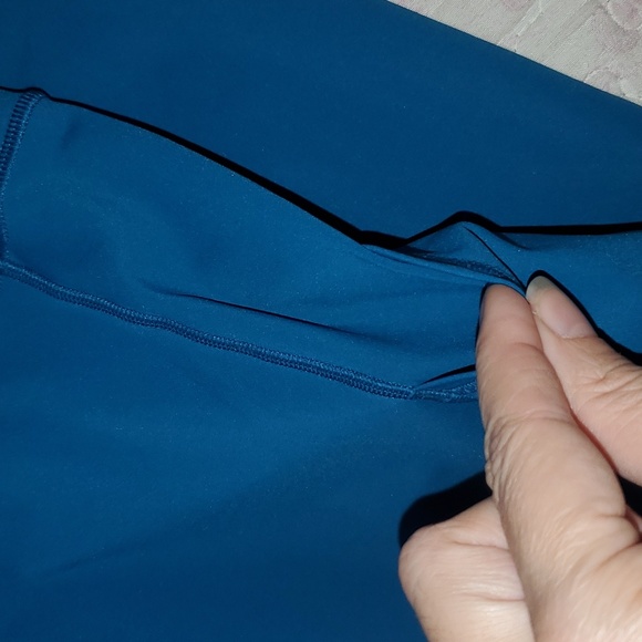 Lululemon Like NEW Swift Speed Leggings Teal Blue Size 8 - Picture 5 of 6